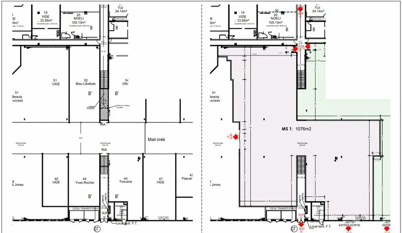 Local commercial dans Pessac à louer - Plan d’étage – Image 3 sur 6