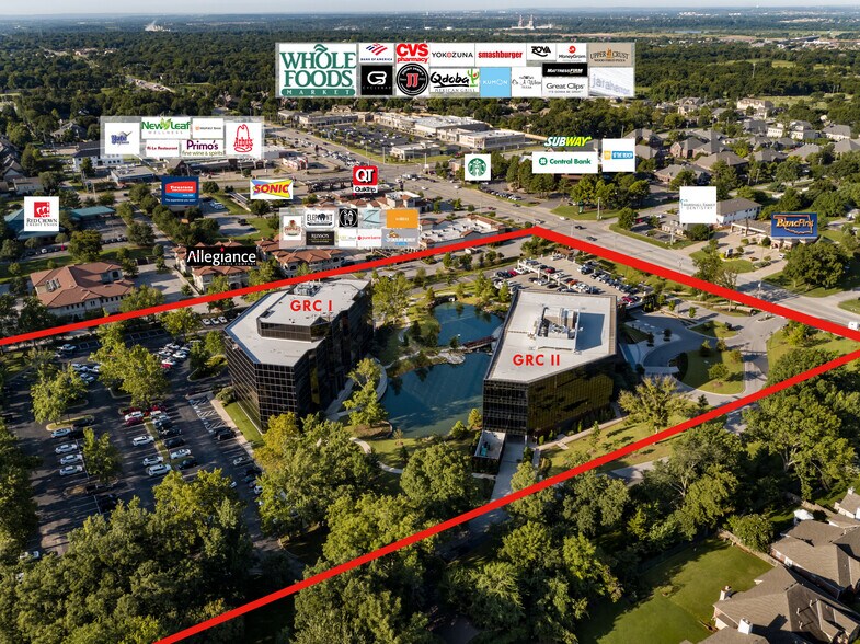 8801 S Yale Ave, Tulsa, OK à louer - Aérien – Image 1 sur 11