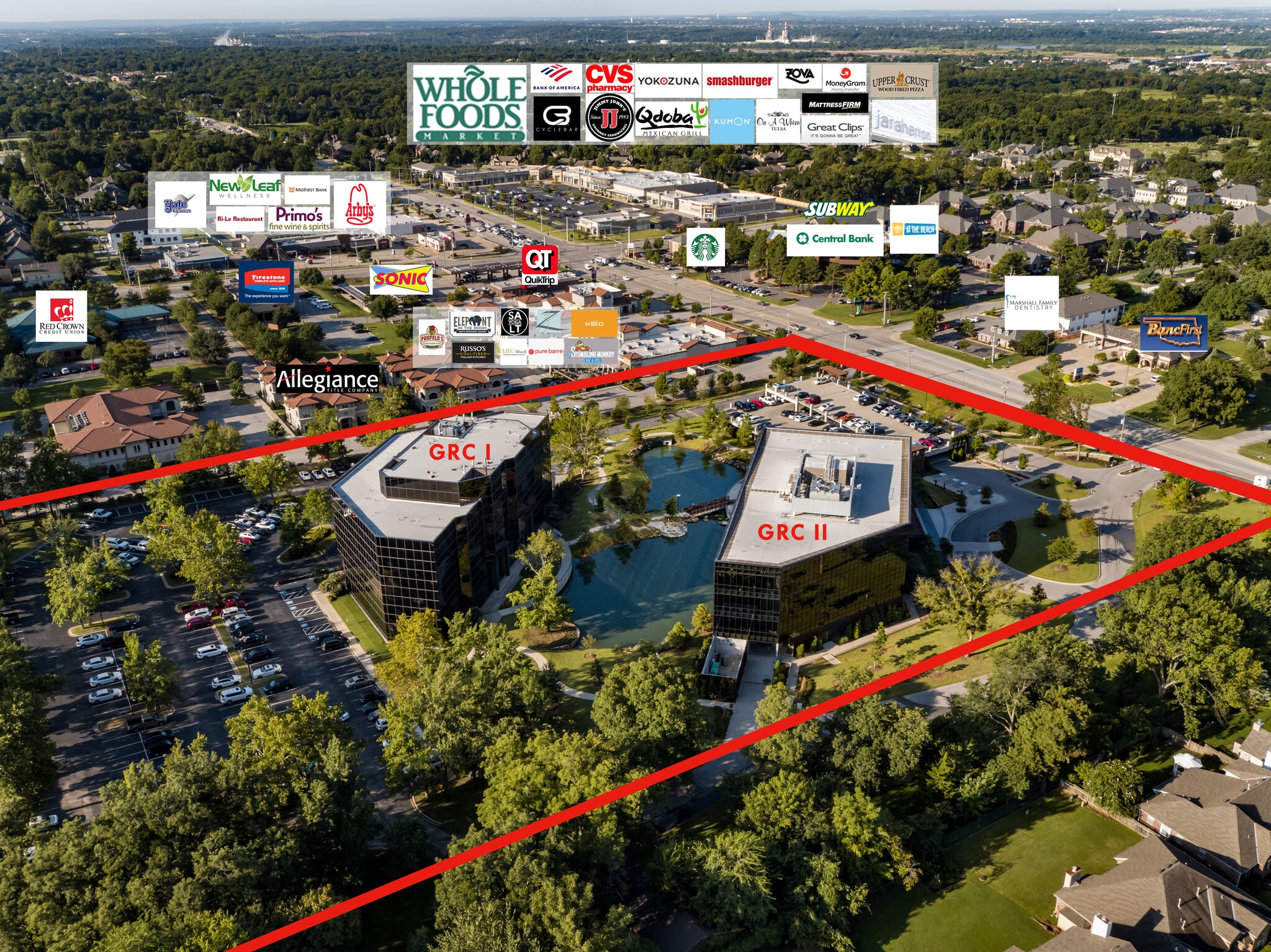 8801 S Yale Ave, Tulsa, OK à louer Aérien– Image 1 sur 12