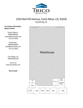 3159-3169 Red Hill Ave, Costa Mesa, CA à louer Plan d’étage– Image 1 sur 1