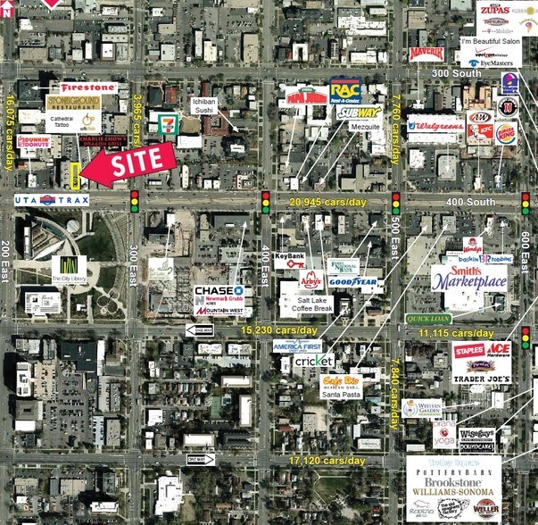 243 E 400 S, Salt Lake City, UT à louer - Aérien – Image 2 sur 11