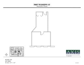 5005 Woodway Dr, Houston, TX à louer Plan de site– Image 1 sur 1