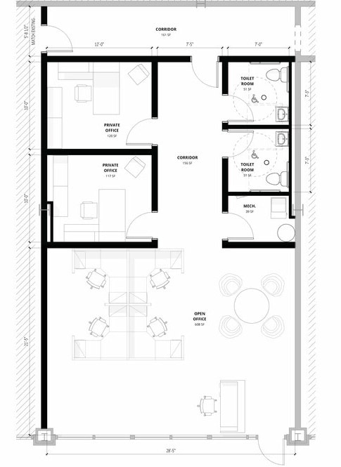 500 W Dundee Rd, Wheeling, IL à louer Plan d’étage– Image 1 sur 8