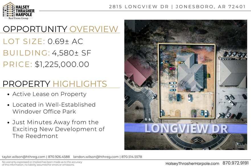 2815 Longview Dr, Jonesboro, AR à vendre - Photo de l’immeuble – Image 2 sur 11