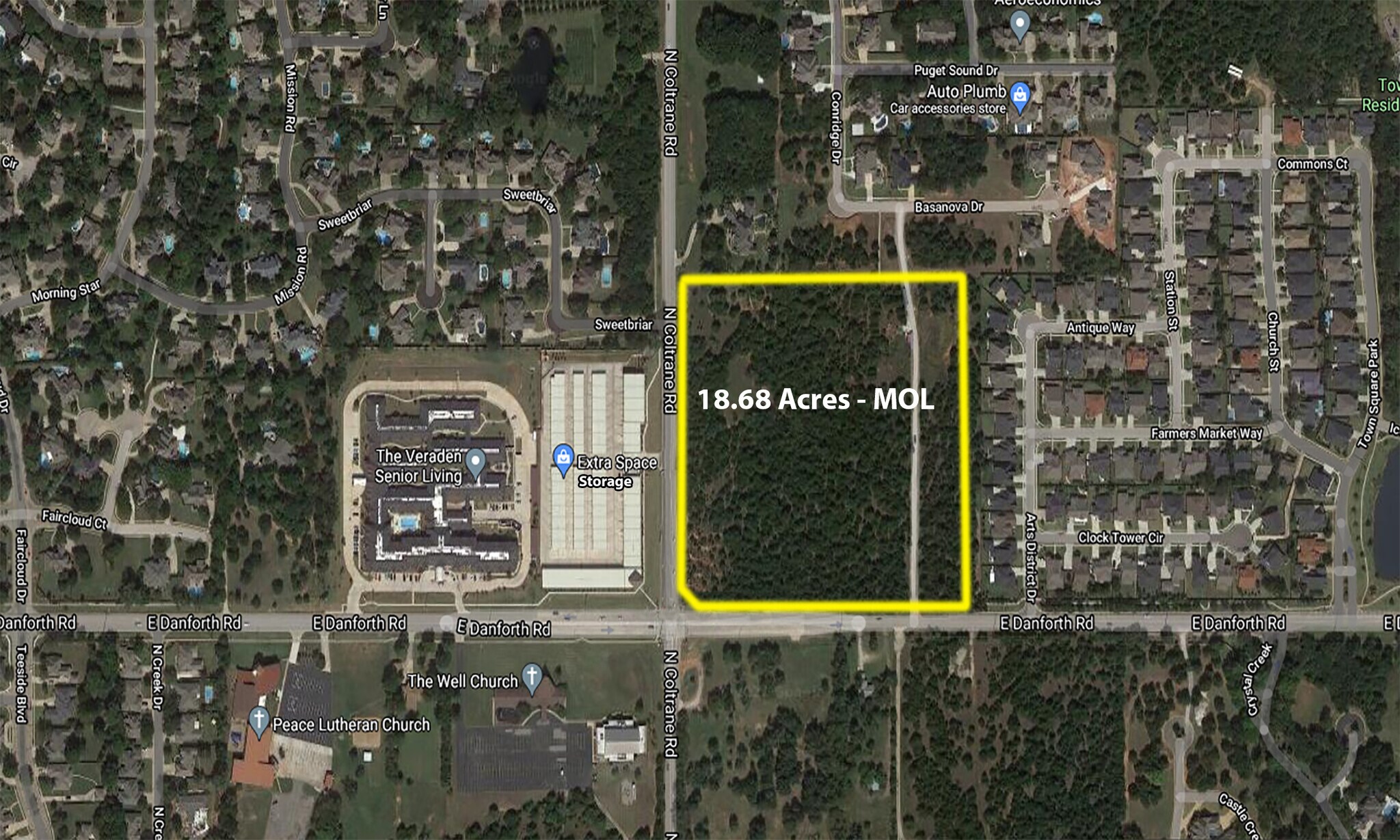 NEC E Danforth Rd & N Coltrane Rd, Edmond, OK à vendre Aérien– Image 1 sur 3