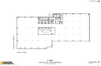 1180 Avenue of the Americas, New York, NY à louer Plan d’étage– Image 1 sur 1