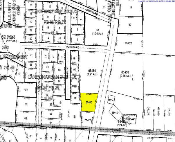 16110-16122 N Florida Ave, Lutz, FL à louer - Plan cadastral – Image 3 sur 7