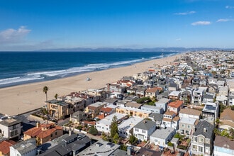35 17th St, Hermosa Beach, CA - Vue aérienne vue de carte