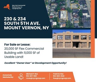 Plus de détails pour 230-234 S 5th Ave, Mount Vernon, NY - Local d’activités à vendre