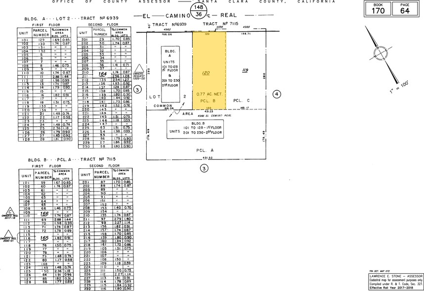 4970 El Camino Real, Los Altos, CA à louer - Plan cadastral – Image 2 sur 12