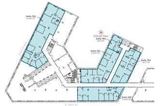 1400-1422 Euclid Ave, Cleveland, OH à louer Plan d’étage– Image 1 sur 1
