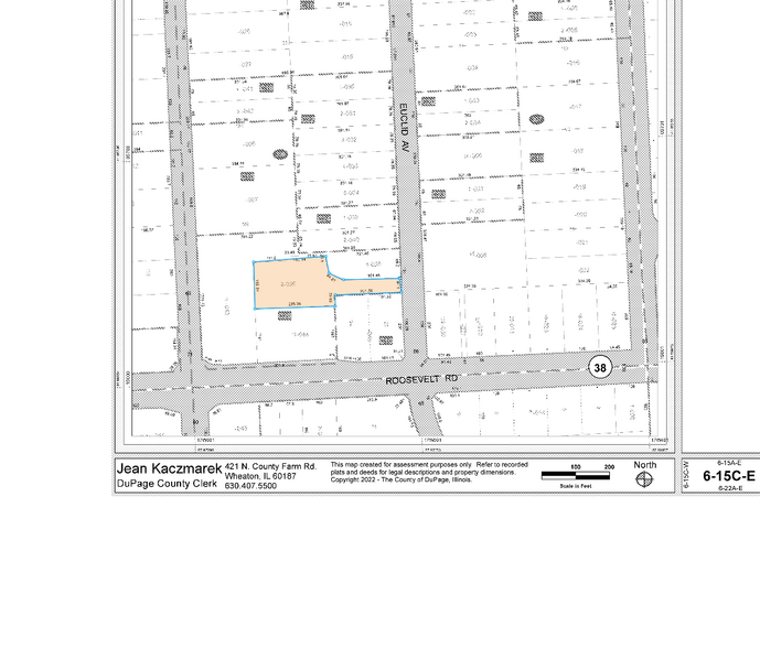 220 E Roosevelt Rd, Villa Park, IL à louer - Plan cadastral – Image 2 sur 2