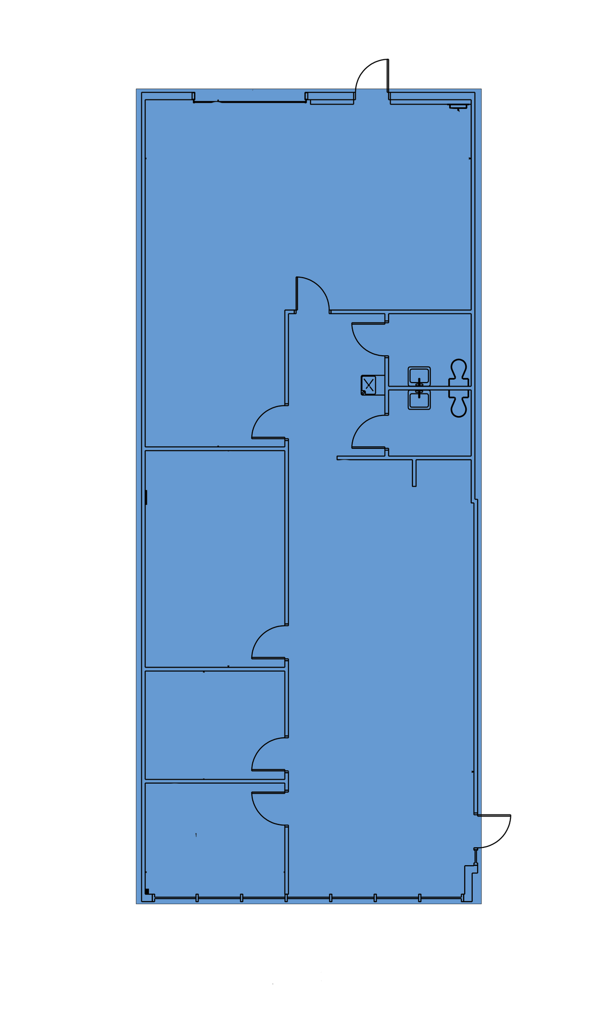 5100 Reagan Dr, Charlotte, NC à louer Plan d’étage– Image 1 sur 1