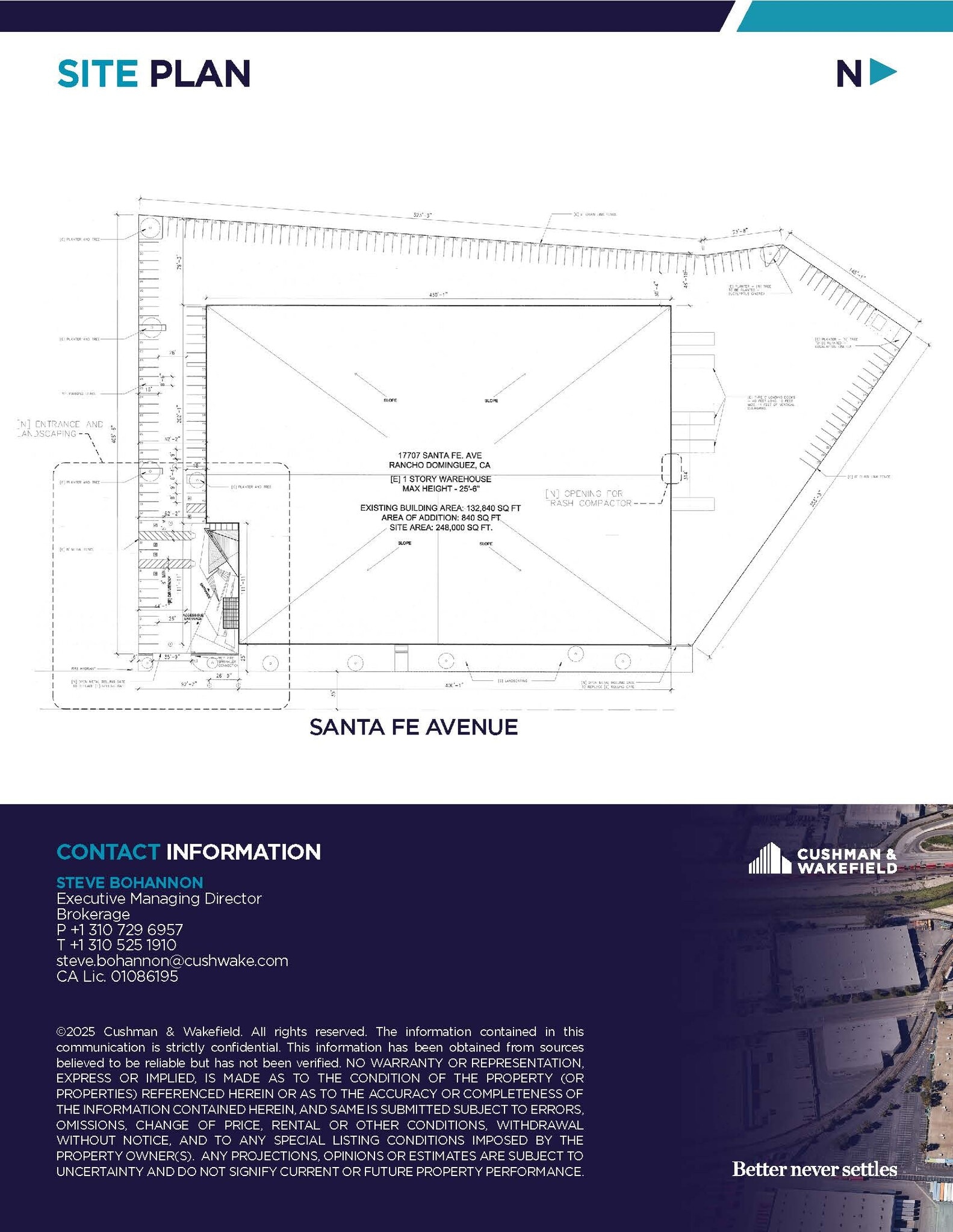 17707 S Santa Fe Ave, East Rancho Dominguez, CA à louer Plan de site– Image 1 sur 1