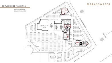 20 Boul de Mortagne, Boucherville, QC à louer Plan d’étage– Image 1 sur 1