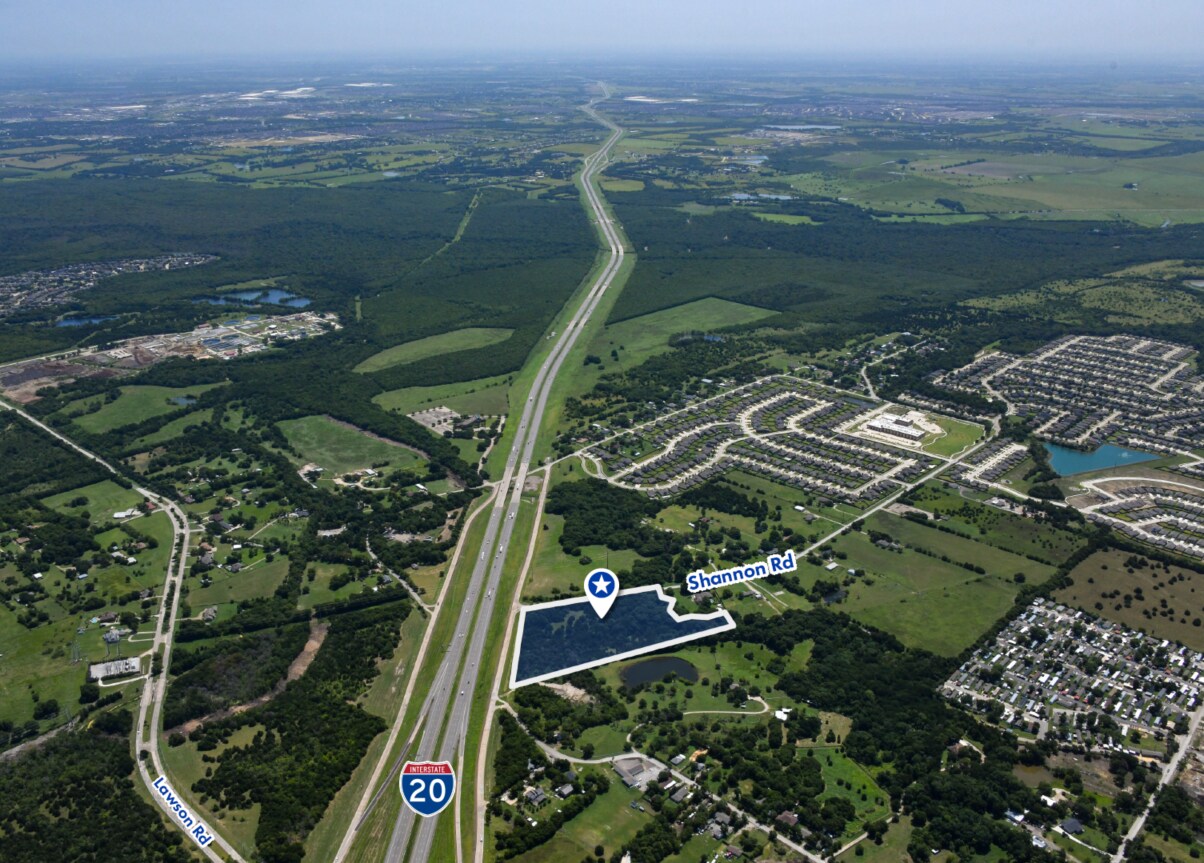 SWC of Interstate 20 & Shannon Road, Mesquite, TX à vendre Aérien– Image 1 sur 5