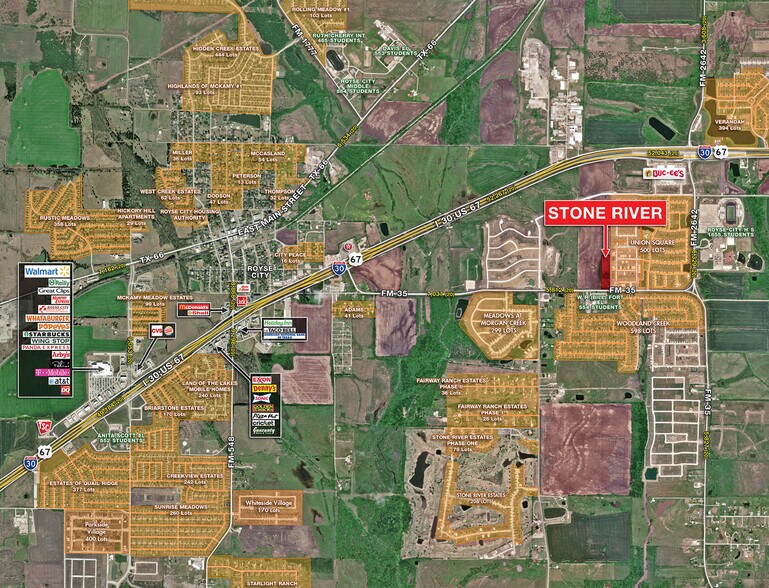 2812 Epps Rd, Royse City, TX à louer - Aérien – Image 2 sur 2