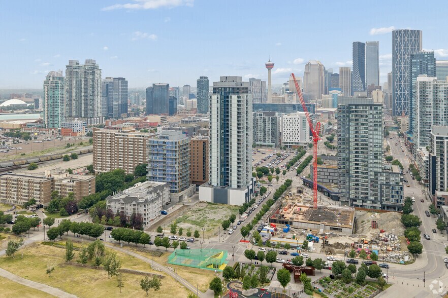 611 7th Av SE, Calgary, AB à louer - Aérien – Image 2 sur 6