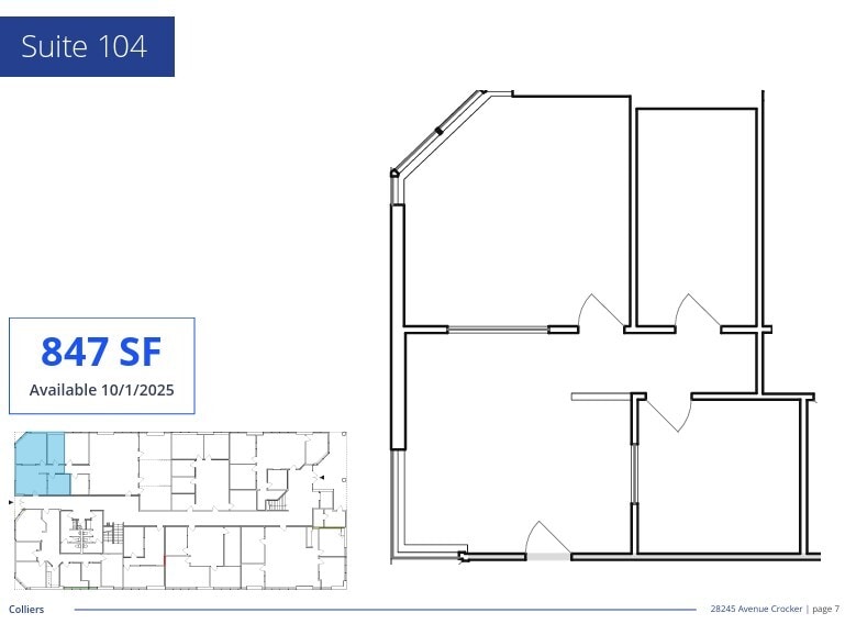 28245 Avenue Crocker, Valencia, CA à louer Plan d’étage– Image 1 sur 1