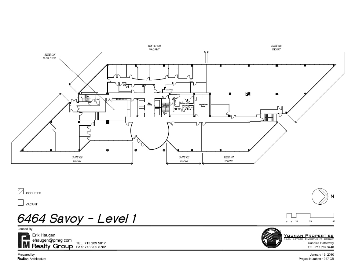 6464 Savoy Dr, Houston, TX à louer Plan d’étage– Image 1 sur 1