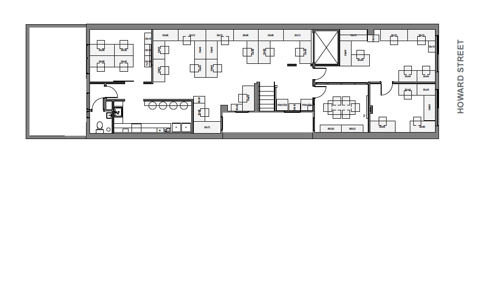 948-950 Howard St, San Francisco, CA à louer Plan d’étage– Image 1 sur 1