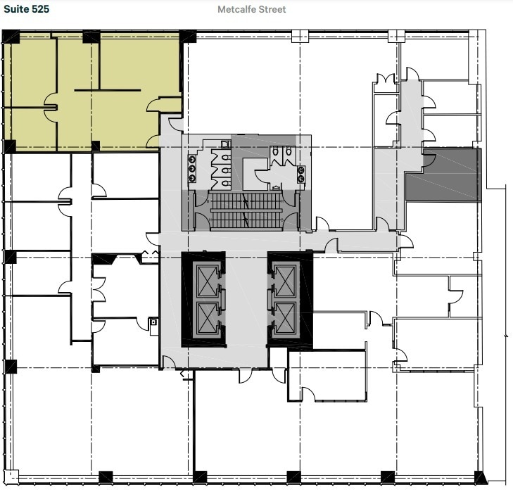 2055 Rue Peel, Montréal, QC à louer Plan d’étage– Image 1 sur 1