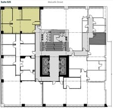 2055 Rue Peel, Montréal, QC à louer Plan d’étage– Image 1 sur 1