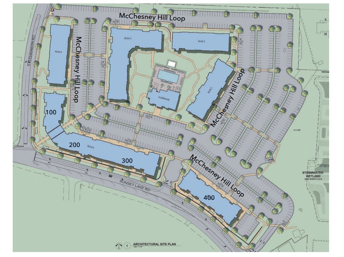 McChesney Hill Loop, Apex, NC à louer Plan de site– Image 1 sur 1