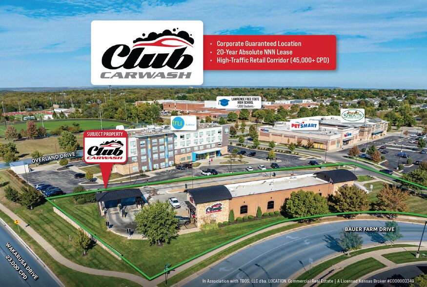 4850 Bauer Farm Dr, Lawrence, KS à vendre - Photo de l’immeuble – Image 1 sur 5