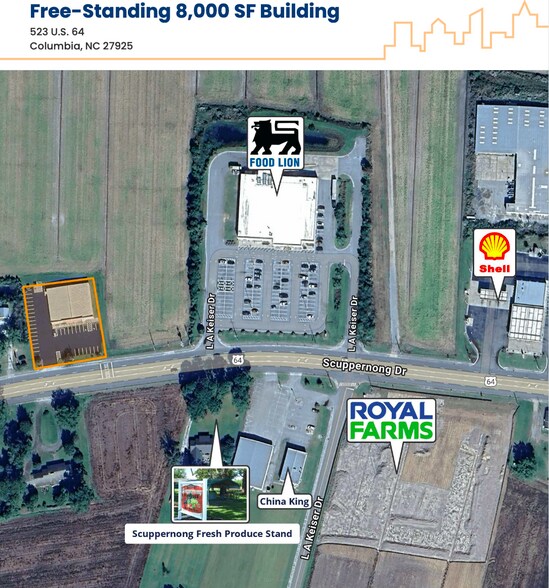 523 US Highway 64 E, Columbia, NC à vendre - Photo de l’immeuble – Image 3 sur 3