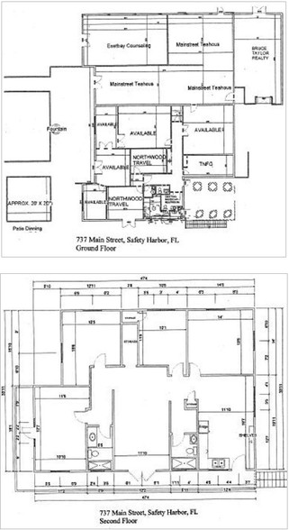 737 Main St, Safety Harbor, FL à louer - Plan cadastral – Image 3 sur 11