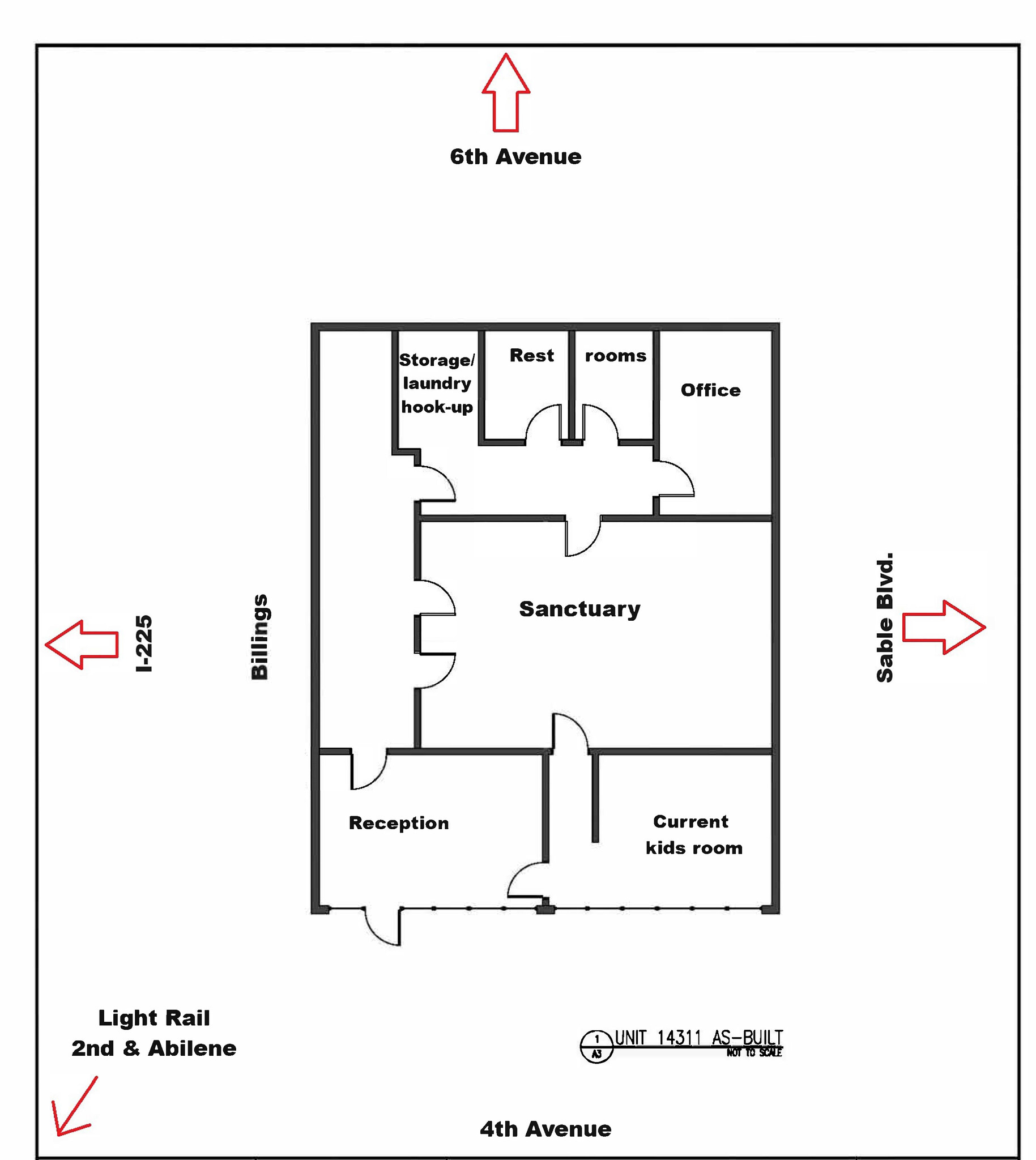 409-509 Sable Blvd, Aurora, CO à louer Plan de site– Image 1 sur 1