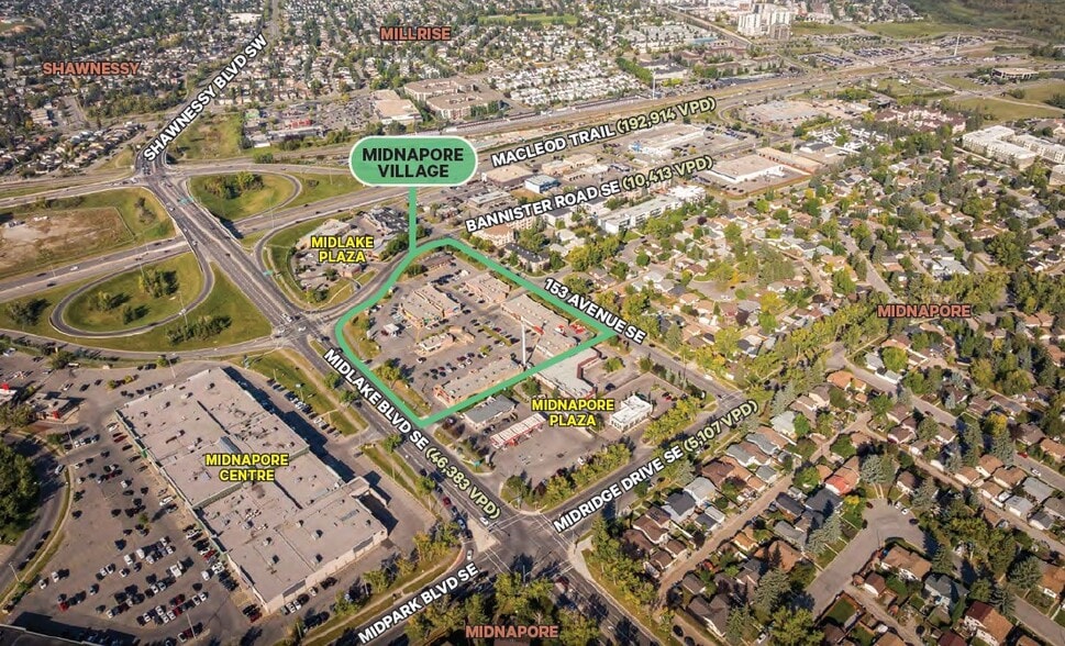 15422 Bannister Rd SE, Calgary, AB à louer - Aérien – Image 1 sur 2