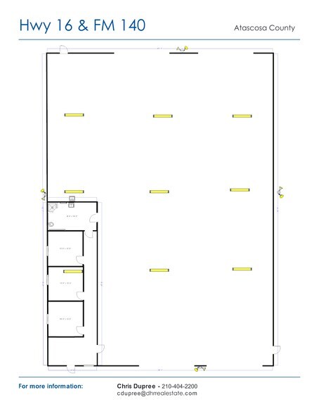 8157 S State Highway 16, Jourdanton, TX à louer - Plan de site – Image 3 sur 3