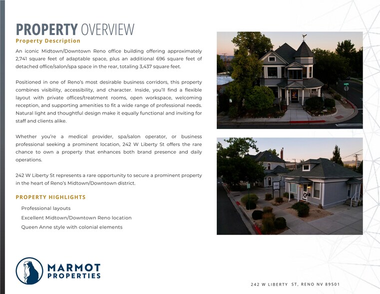 242 W Liberty St, Reno, NV à vendre - Photo de l’immeuble – Image 3 sur 19