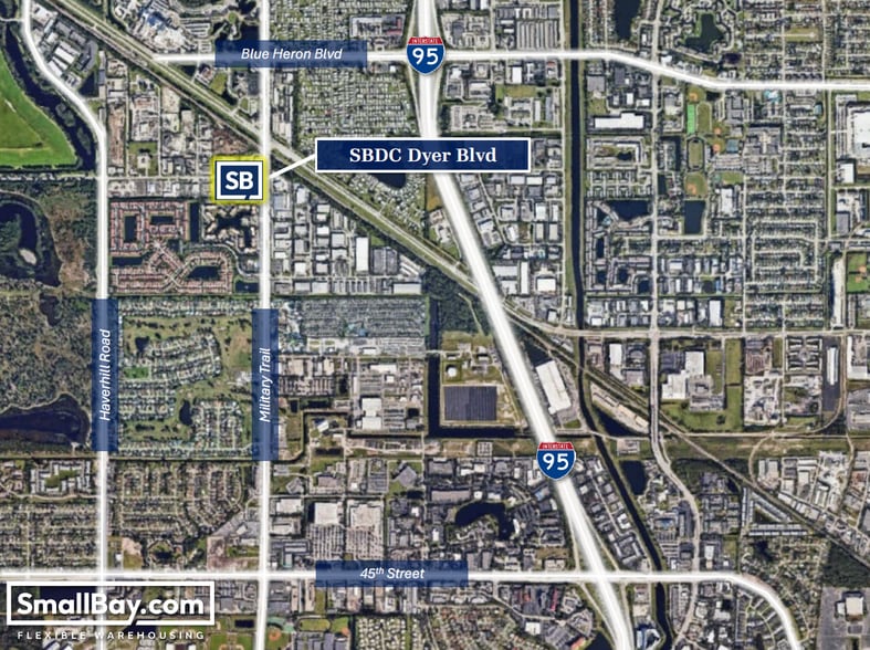 4574 Dyer Blvd, West Palm Beach, FL à louer - Aérien – Image 2 sur 4