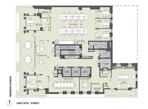 551 Madison Ave, New York, NY à louer Plan d’étage– Image 1 sur 11