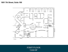 1801 7th St, Sacramento, CA à louer Plan d’étage– Image 1 sur 2