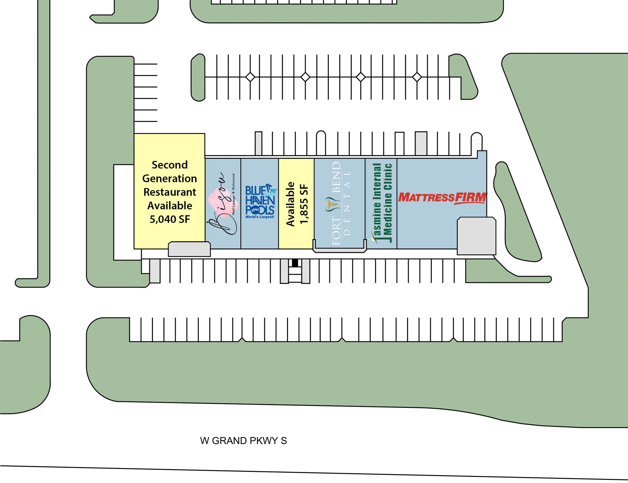 7417 W Grand Pky S, Richmond, TX à louer Plan de site– Image 1 sur 1