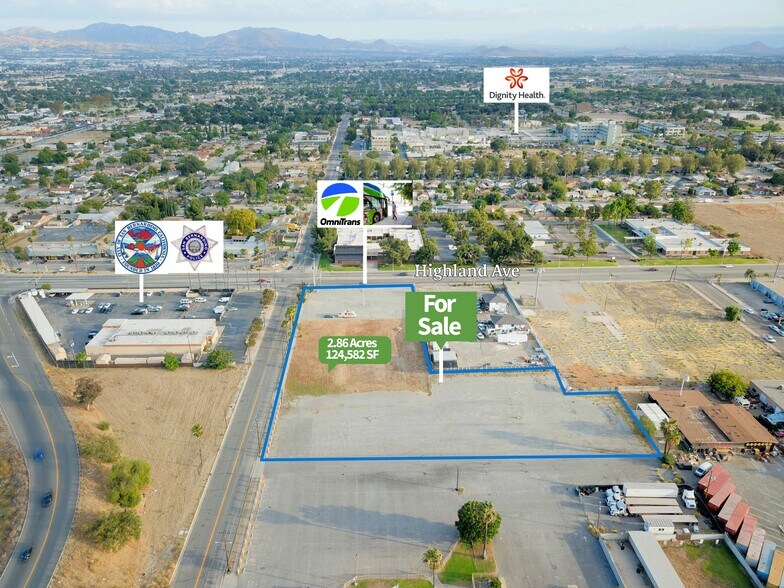 1500 W Highland Ave, San Bernardino, CA à vendre - Aérien – Image 3 sur 12