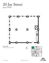 20 Jay St, Brooklyn, NY à louer Plan d’étage– Image 2 sur 8