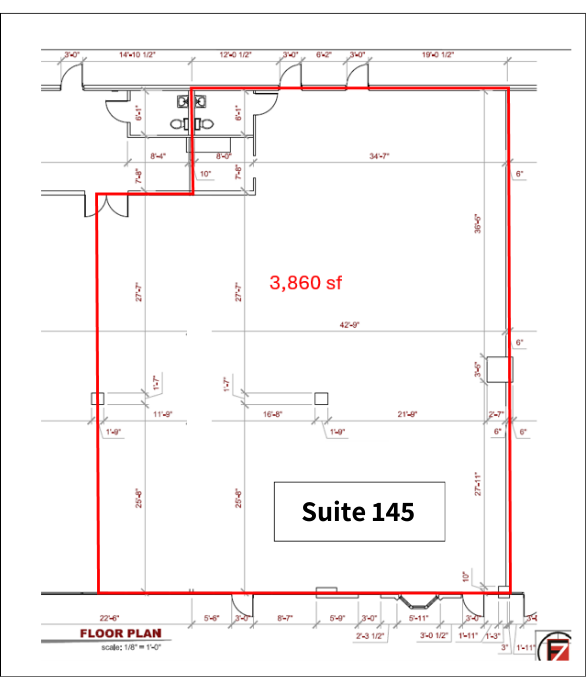 322 ESE Loop 323, Tyler, TX à louer Plan d’étage– Image 1 sur 1