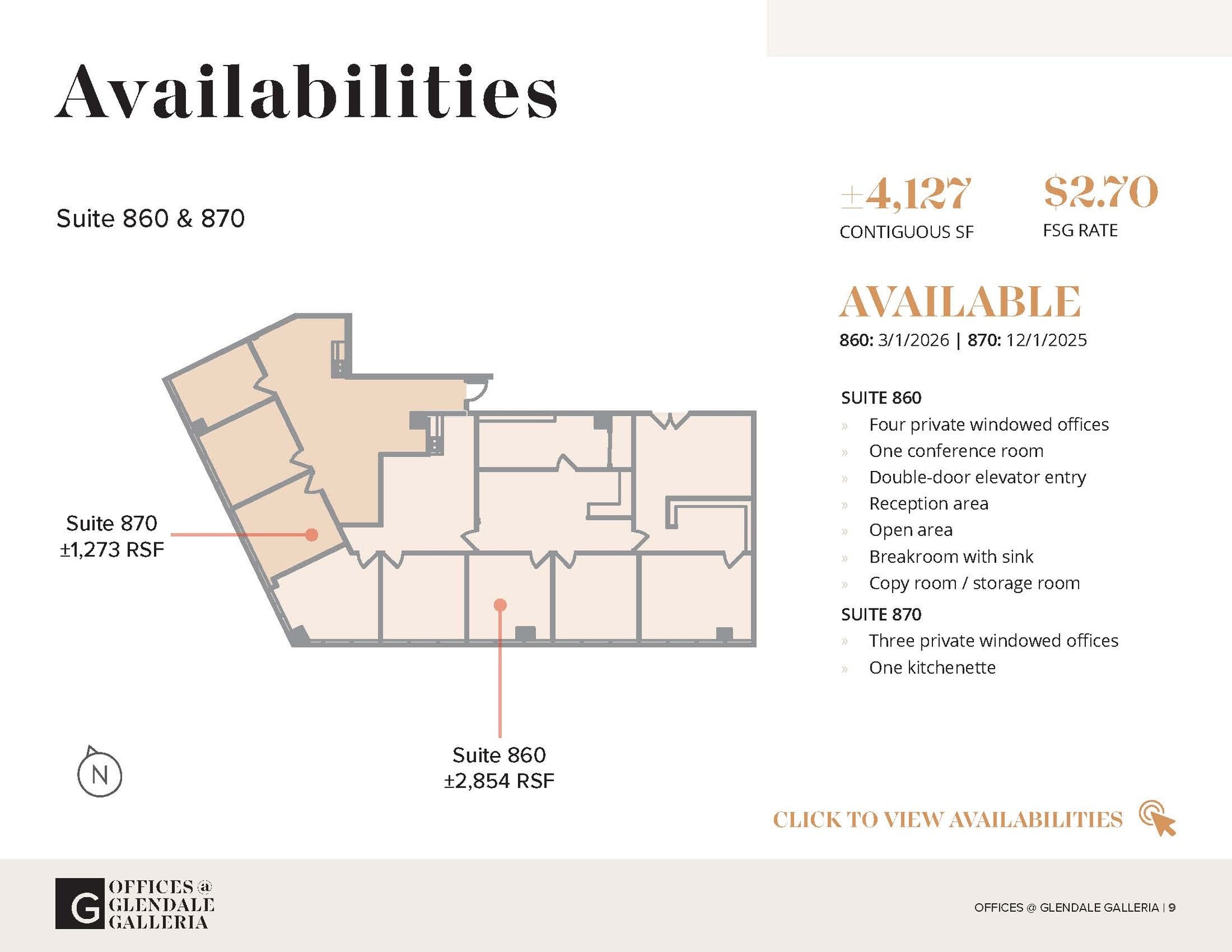 100 W Broadway, Glendale, CA à louer Plan d’étage– Image 1 sur 1
