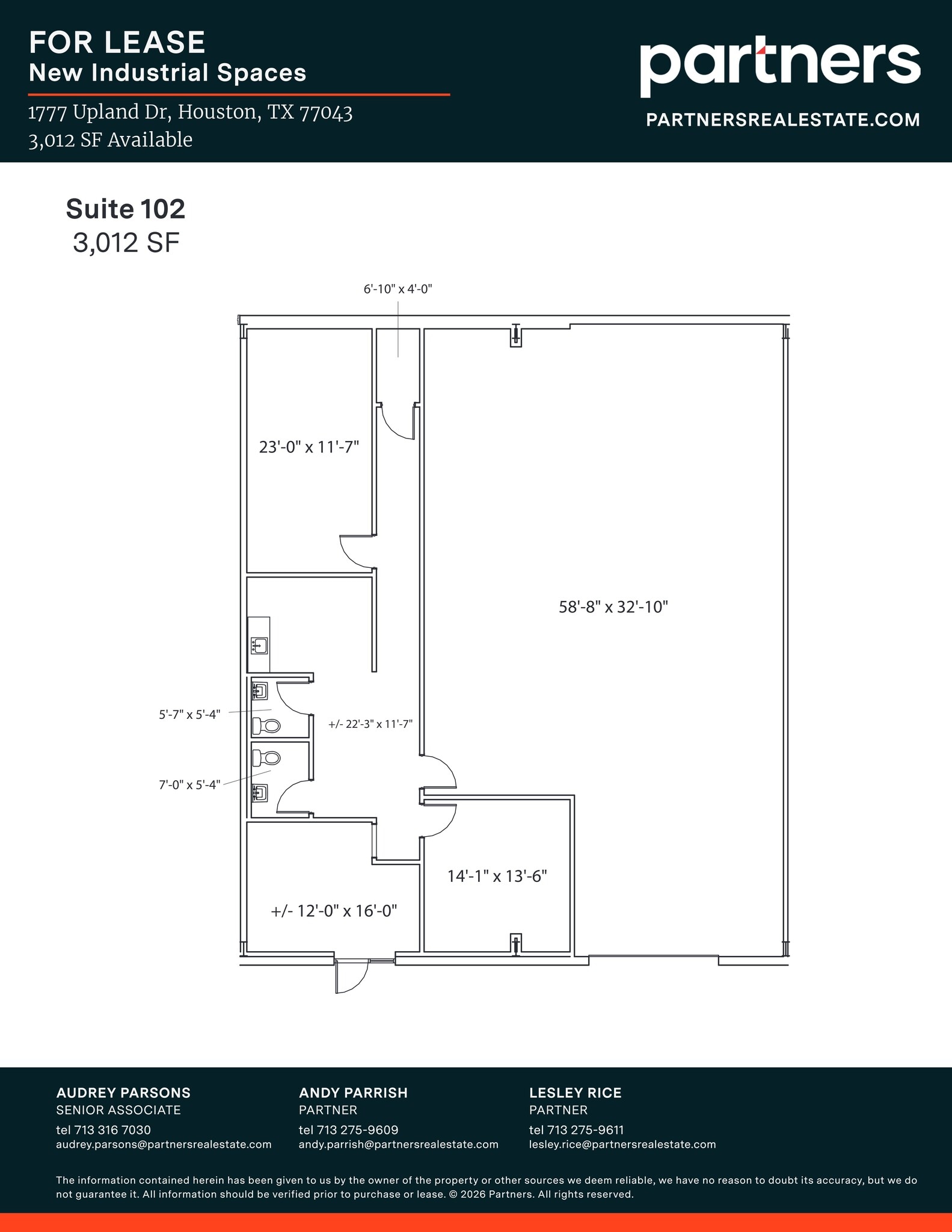 1771 Upland Dr, Houston, TX à louer Plan de site– Image 1 sur 1