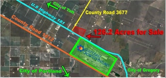 Plus de détails pour NE Corner 181 & County Rd 3677 hwy, Gregory, TX - Terrain à vendre