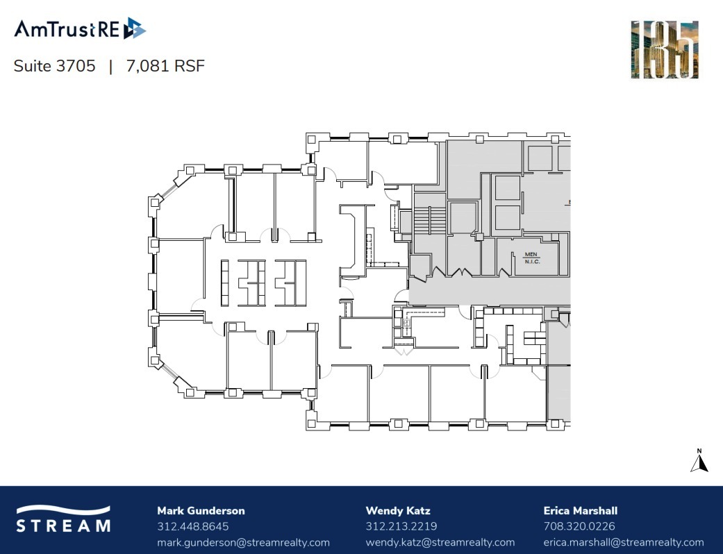 135 S LaSalle St, Chicago, IL à louer Plan d’étage– Image 1 sur 1