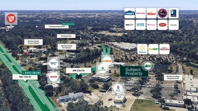 6190 NW 23rd St, Gainesville, FL - VUE AÉRIENNE  vue de carte - Image1