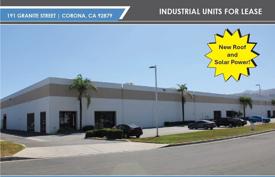 191 Granite St, Corona, CA à louer - Photo de l’immeuble – Image 1 sur 5