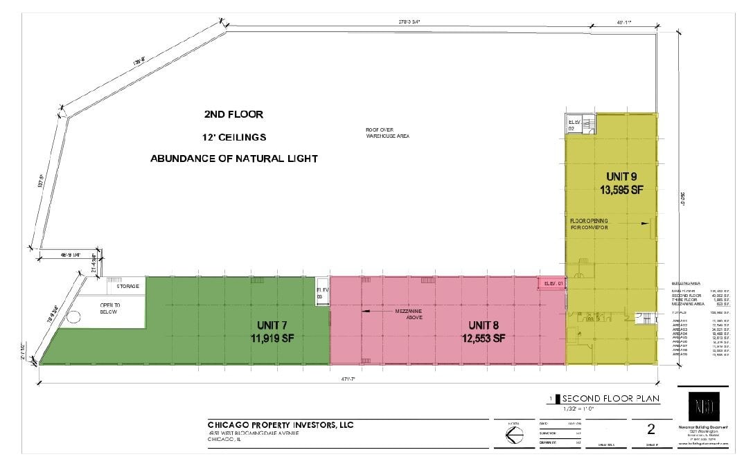 4850 W Bloomingdale Ave, Chicago, IL à vendre Plan d’étage– Image 1 sur 1