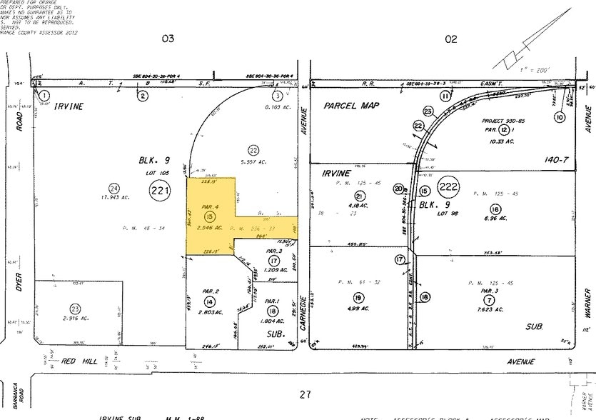 2540-2550 Red Hill Ave, Santa Ana, CA à louer - Plan cadastral – Image 3 sur 17